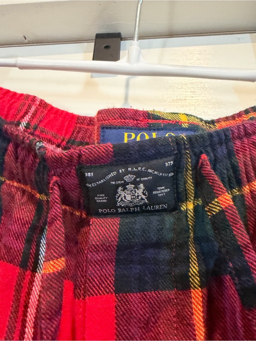Polo by Ralph Lauren Red, Black & Yellow Plaid PJ Set - Picture 8 of 11
